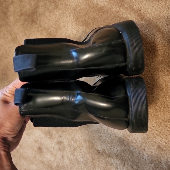 Dr. Martens Flora Chelsea Moto Boots - Picture 5 of 16